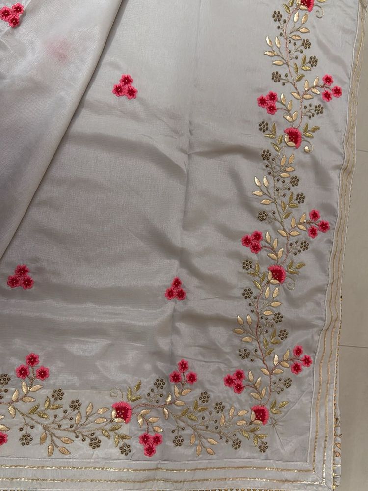 Embroidered Saree