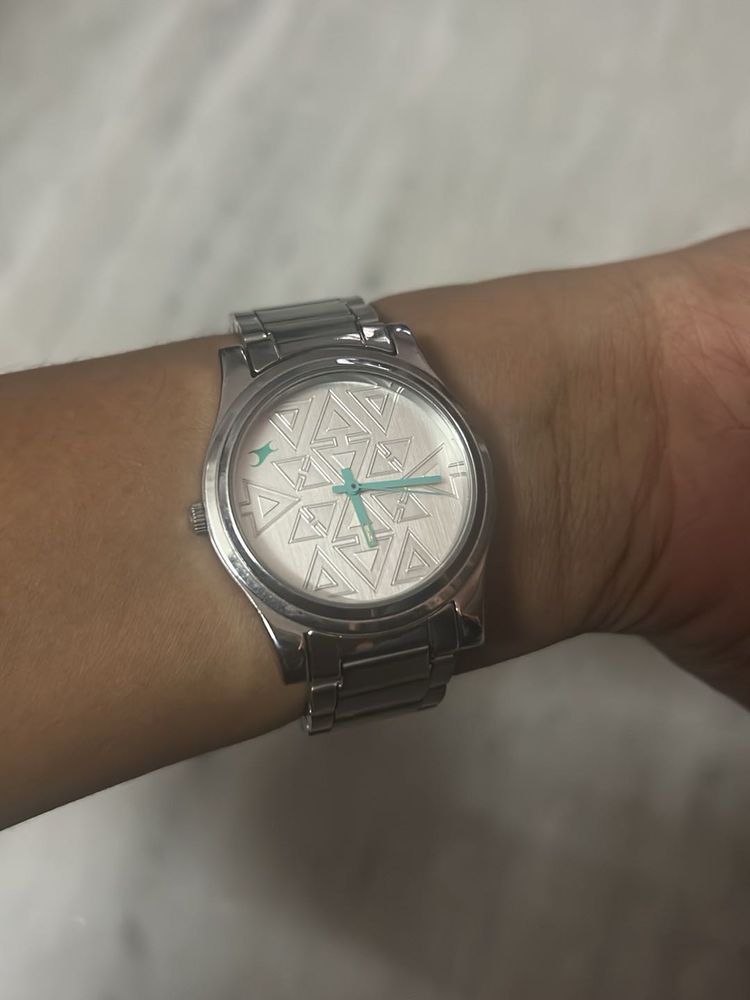 Fastrack Women’s Silver Watch