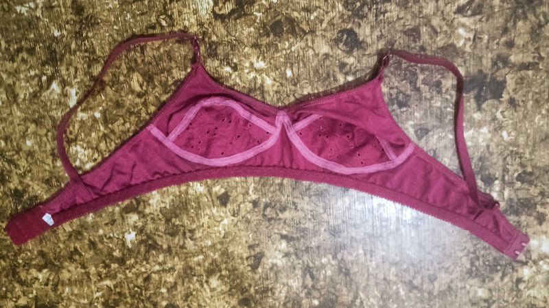 Burgundy Bra