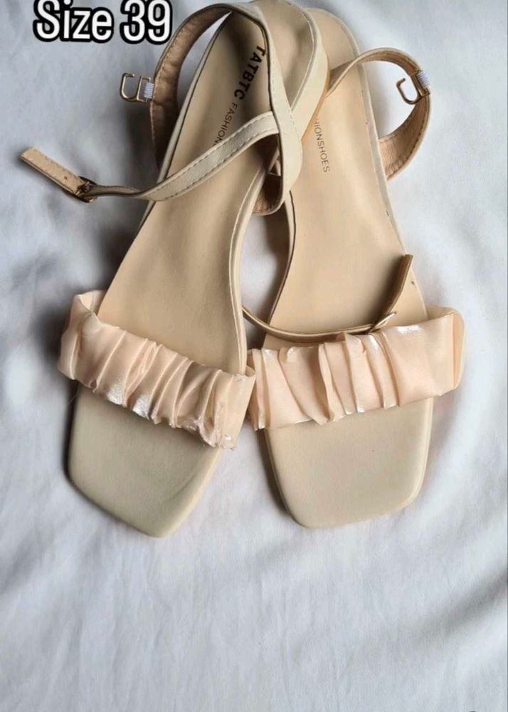 Imported Pink Blush Flats, Size 39
