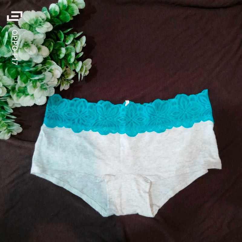 Cute Blue Lace Briefs
