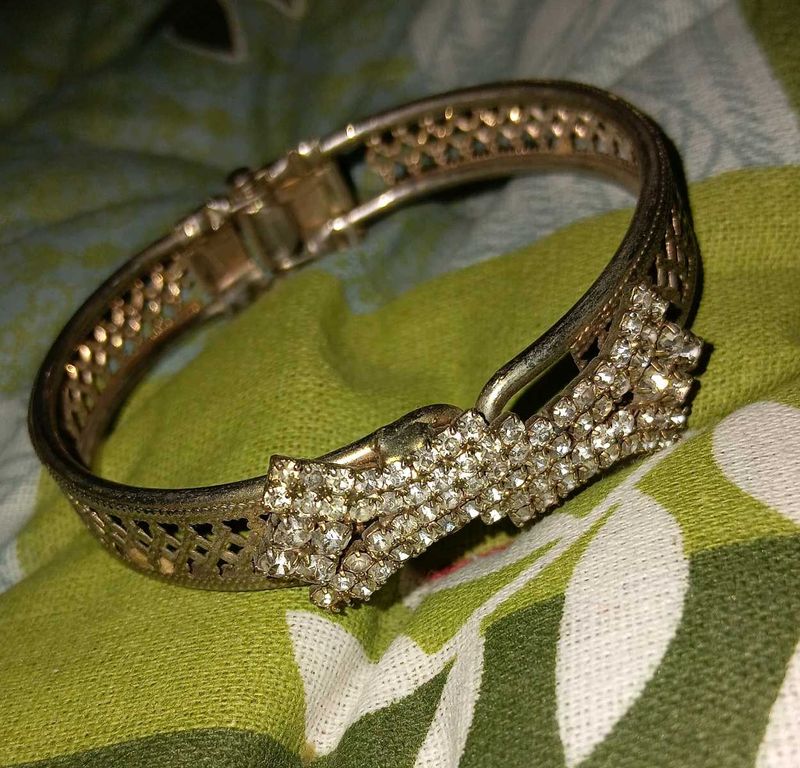 Rhinestone Bangle Bracelet