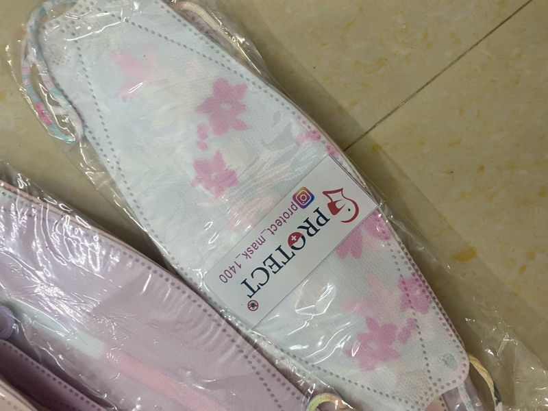 Floral Print Face Masks