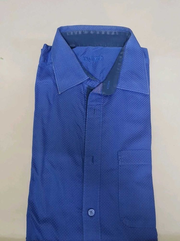Raymond Men&#39;s Formal Shirt, Blue