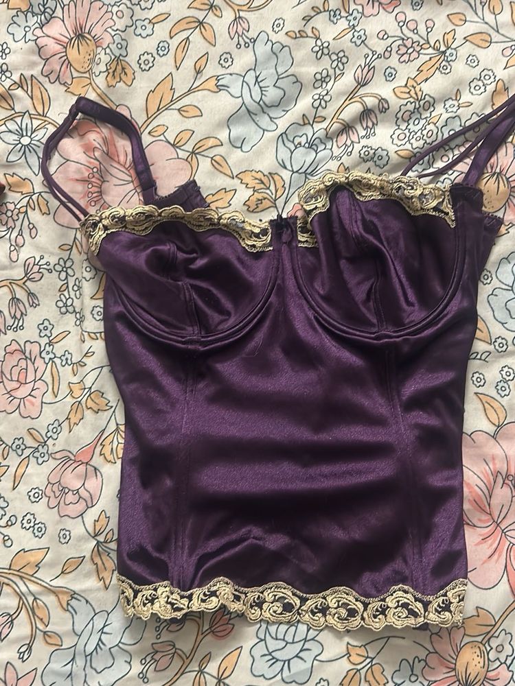 Purple Corset Top