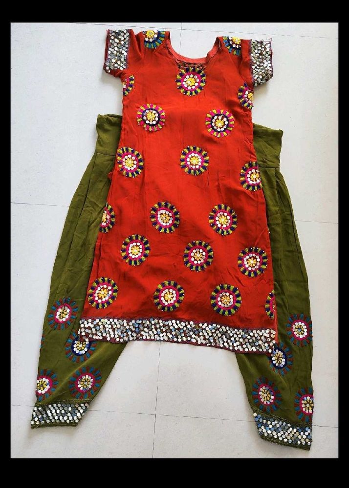 Rajasthani Embroidery Suit
