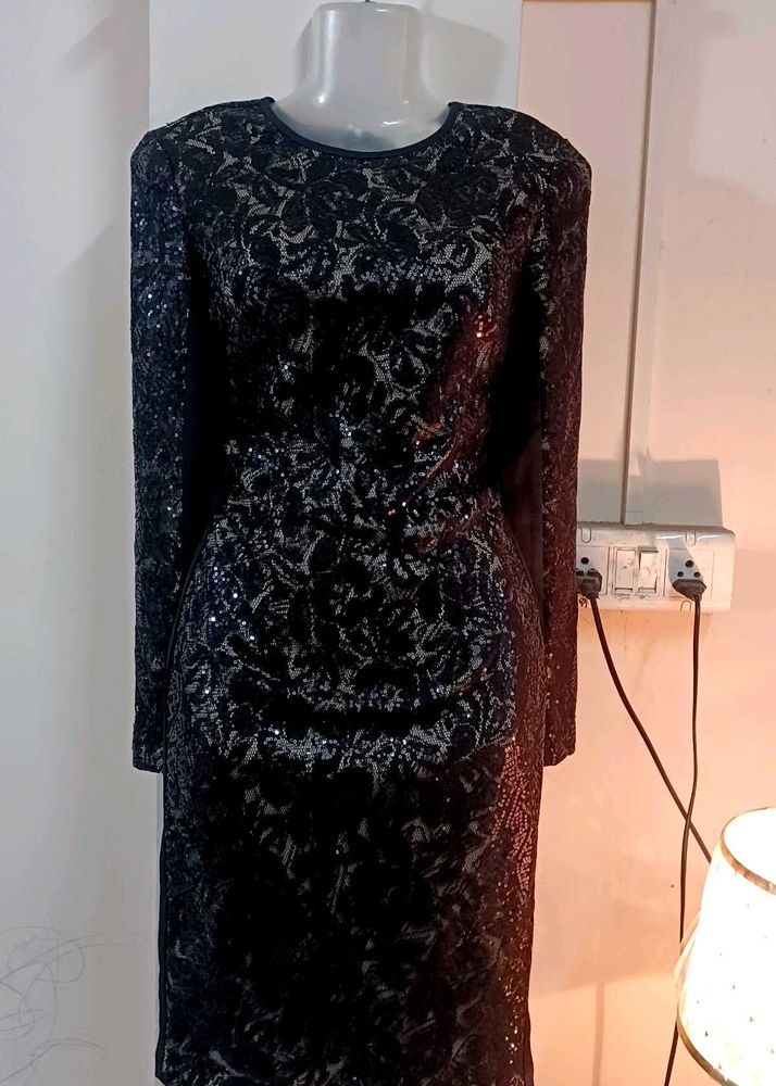 Cocktail Lace Sequence Bodycon