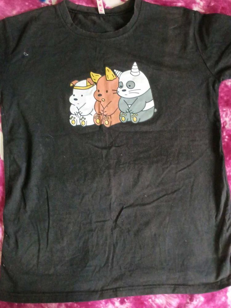 Cute Cartoon Bear T-Shirt