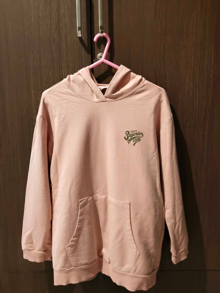 Dusty Rose Hoodie - Relaxed Fit