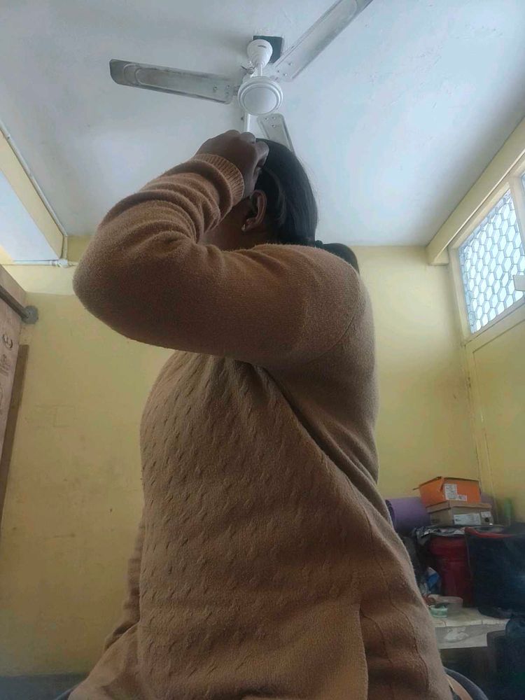 Cozy Brown Knit Sweater