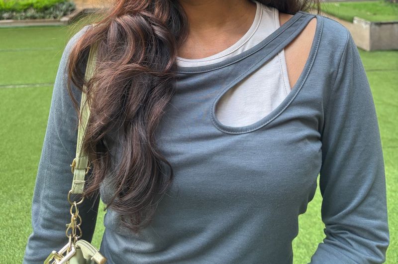 CIDER Cut-Out Bodycon Top