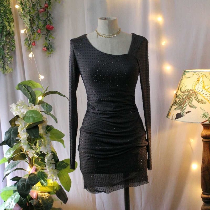 Beaded Mini Dress