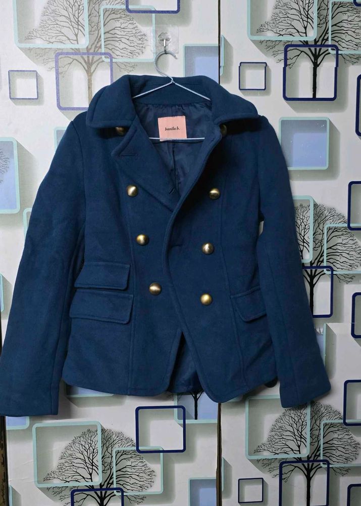 Blue Pea Coat