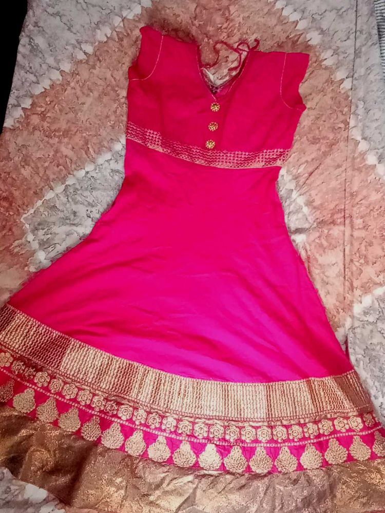 Rose Pink Anarkhali