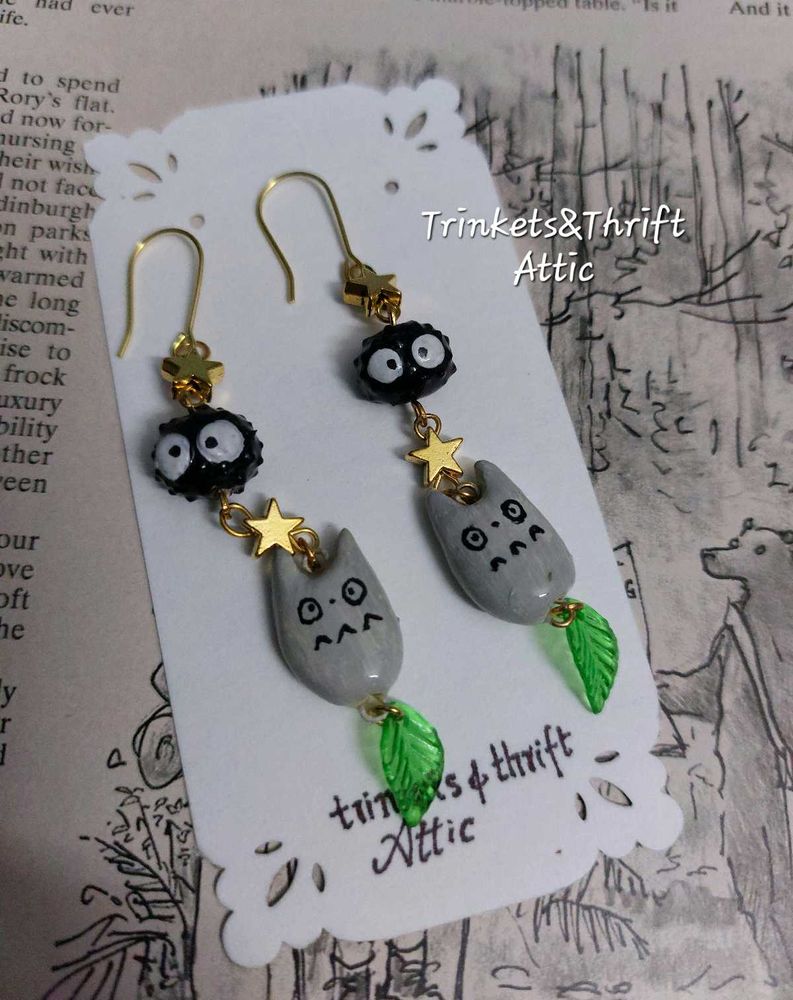Ghibli Totoro Dangle Earrings