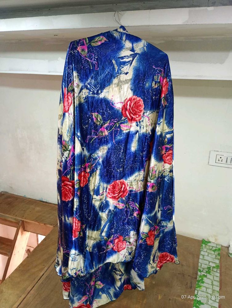 Silk Digital Print Skirt