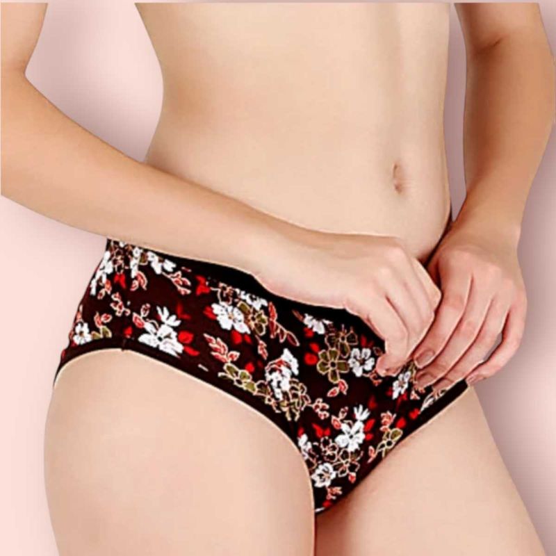 90cm Printed Women&#39;s Panty, Brown
