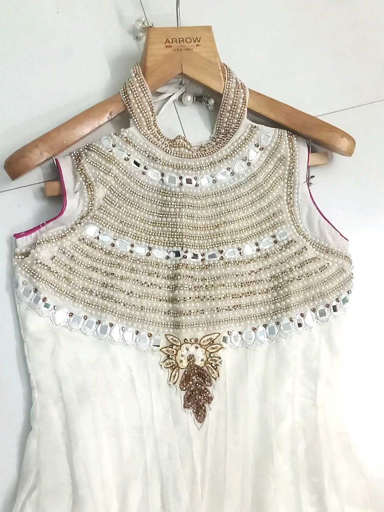 Elegant Ethnic Gown with Embellishments