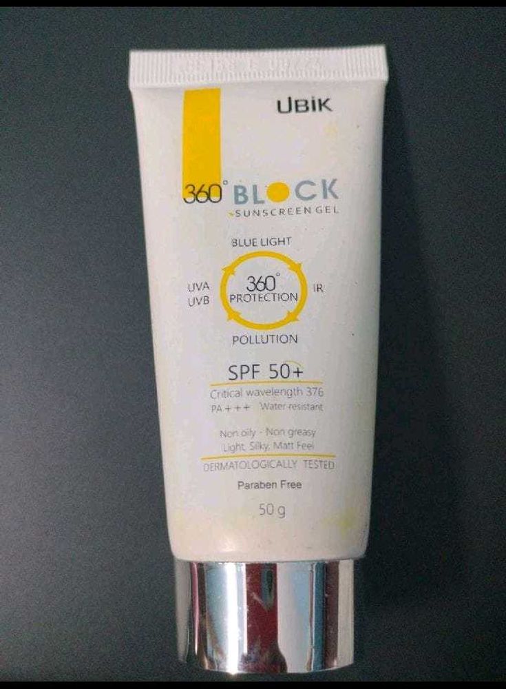 UBIK 360° Block Sunscreen Gel SPF 50+