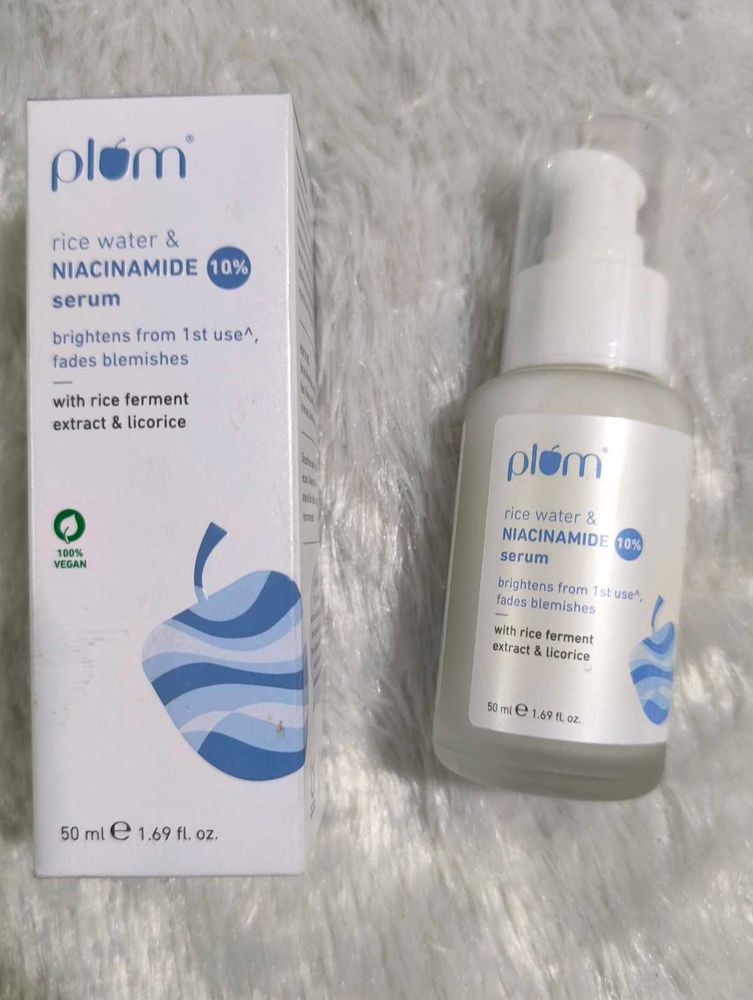 Plum Rice Water &amp; Niacinamide Serum