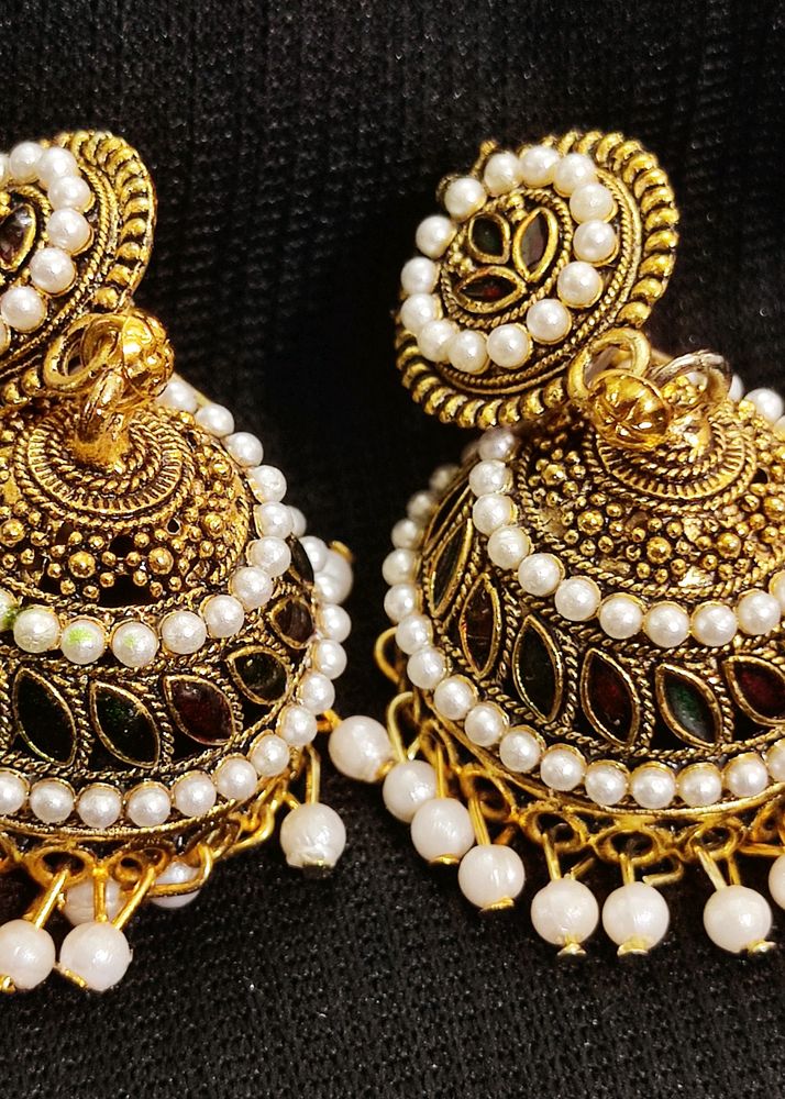 Moti &amp; Meekari Earrings