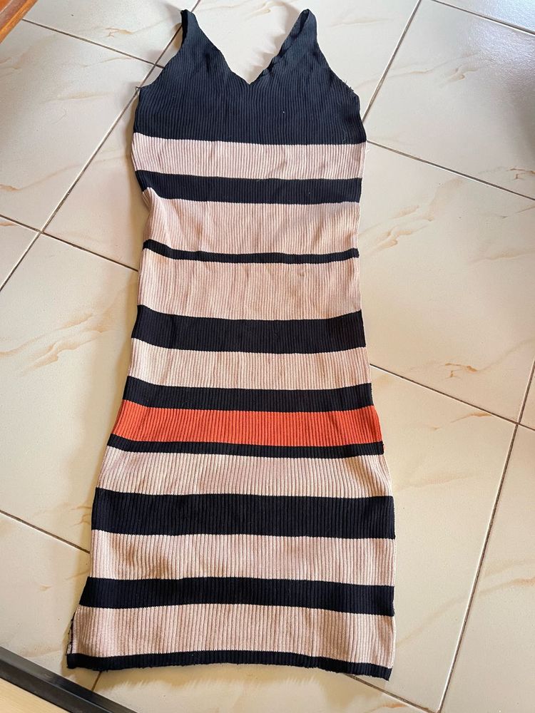 Striped Bodycon Dress