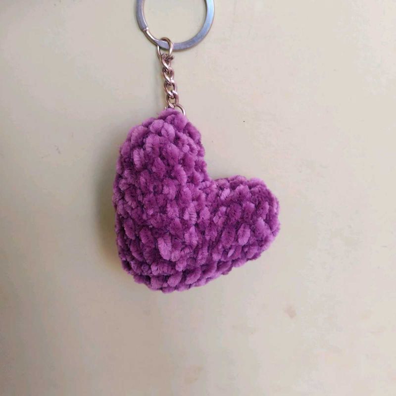 One Heart Keychain