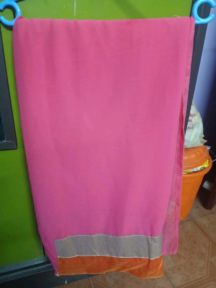 Pink Saree