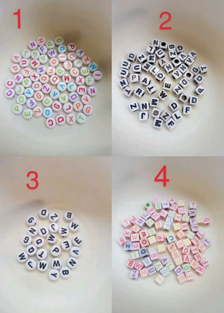 Letter Beads For Jewelry Making