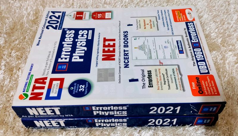 Errorless Physics NEET 2021 - Like New!