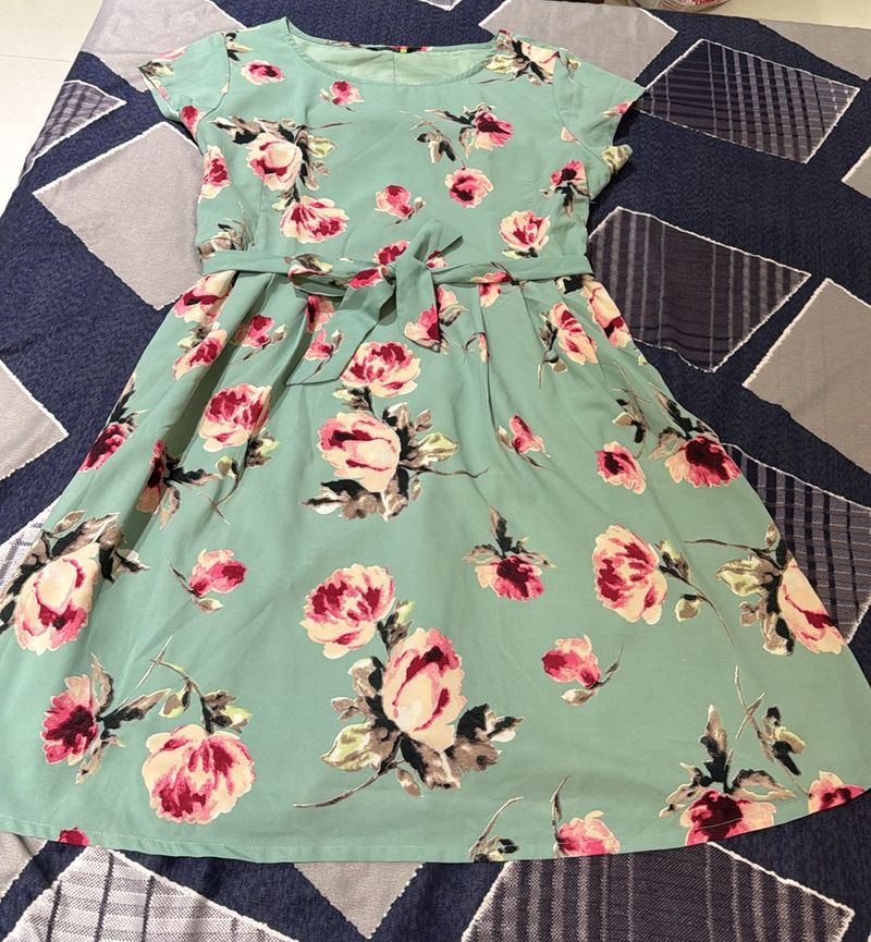 Floral cute one piece