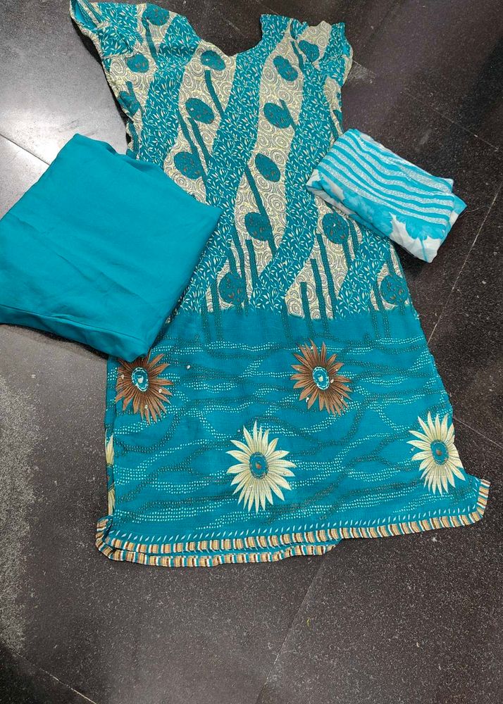 Three Piece Kurti Set