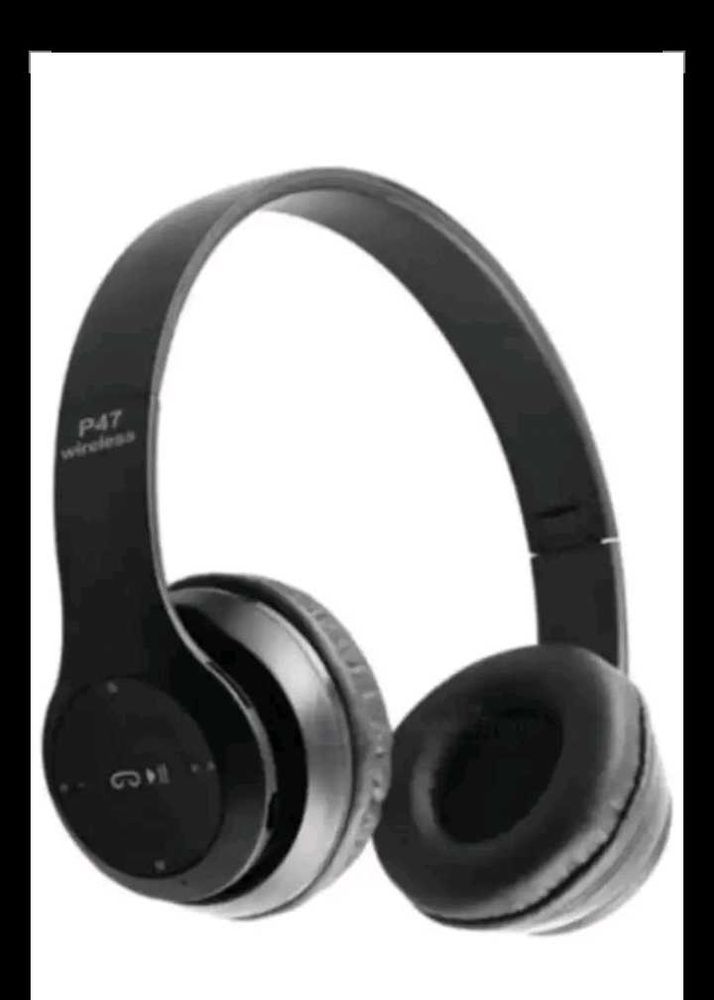 P47 Wireless Headphones — Red