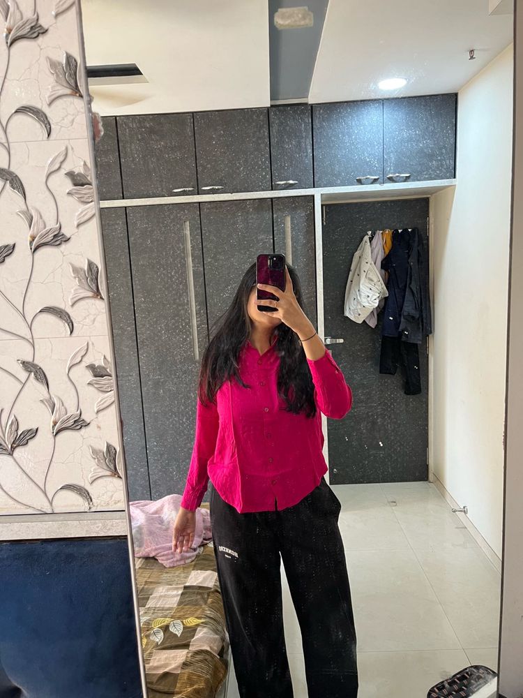 Pink Long Sleeve Shirt