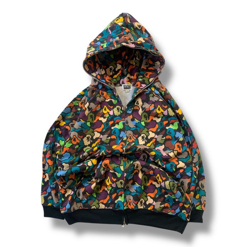 BAPE Camo Zip-Up Hoodie