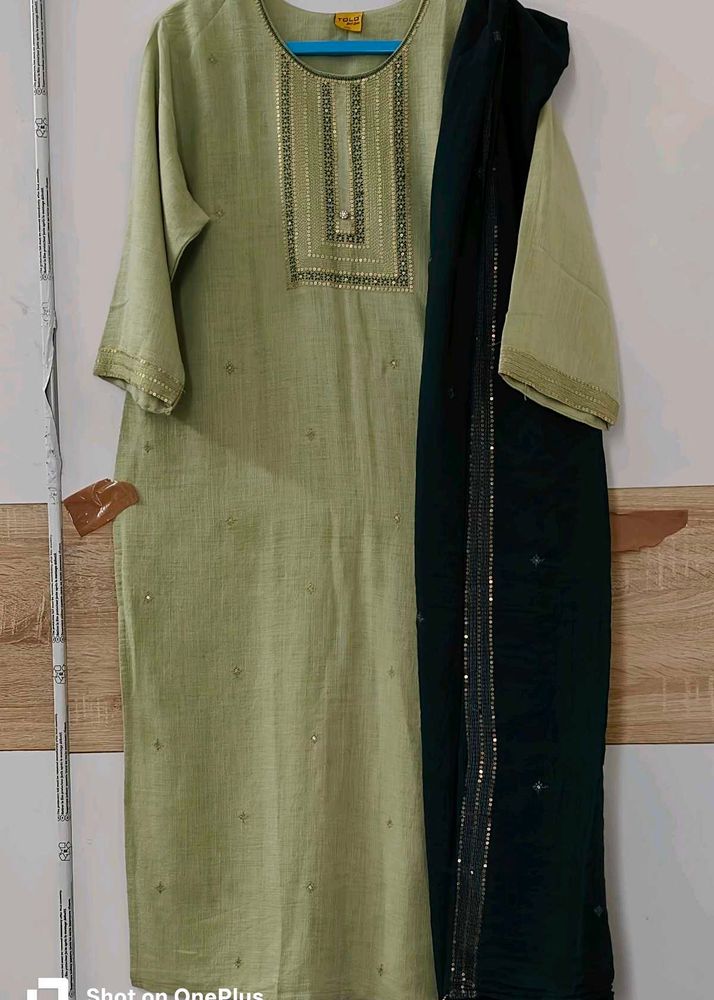 Elegant Green Kurta Set