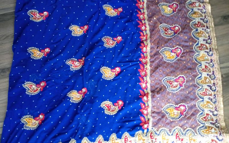 Elegant Blue Saree