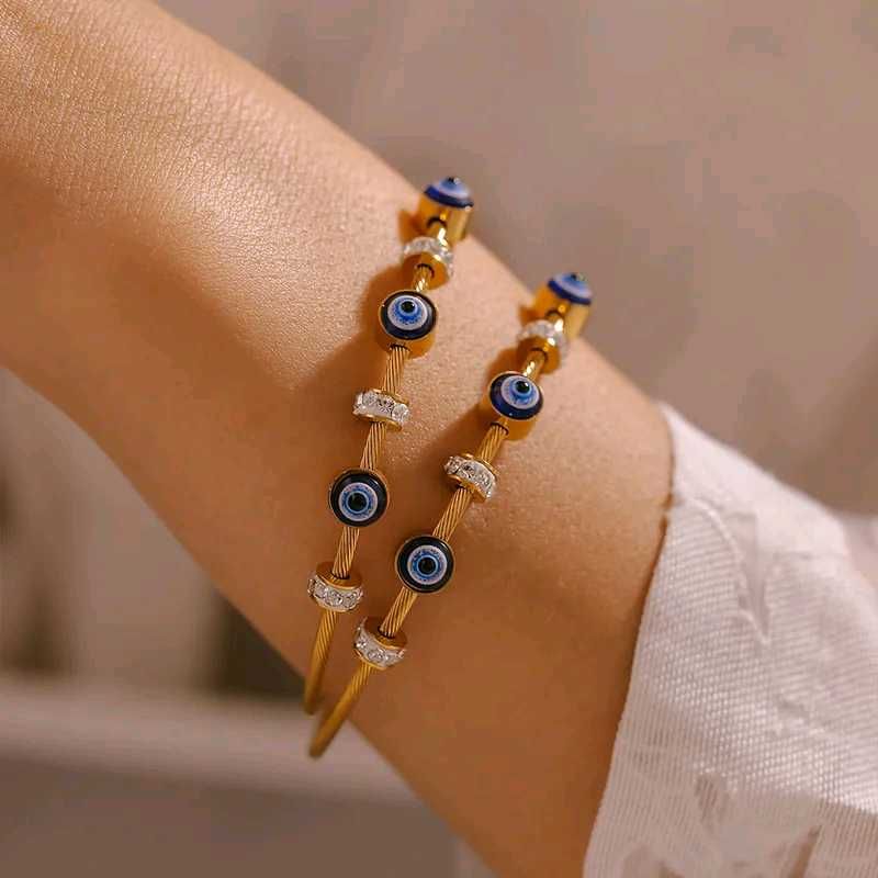 Evil Eye Anti-Tarnish Bracelet