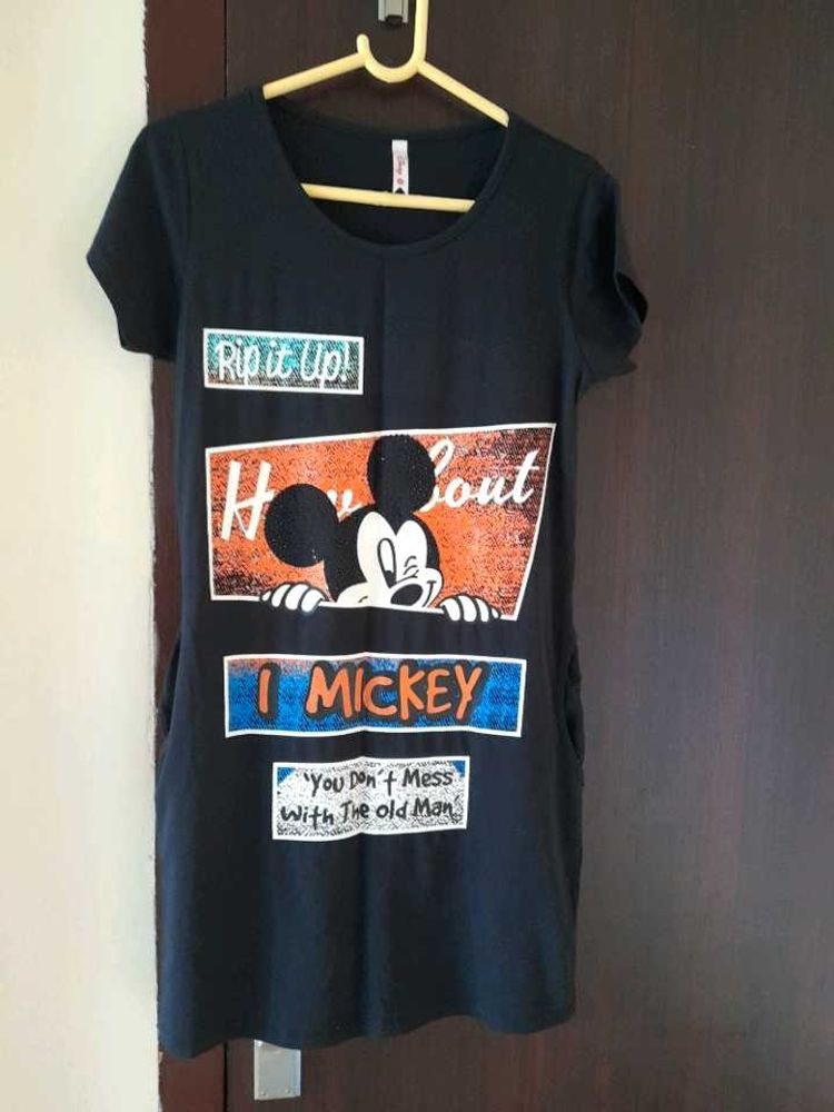 Long T-shirt Stretchable