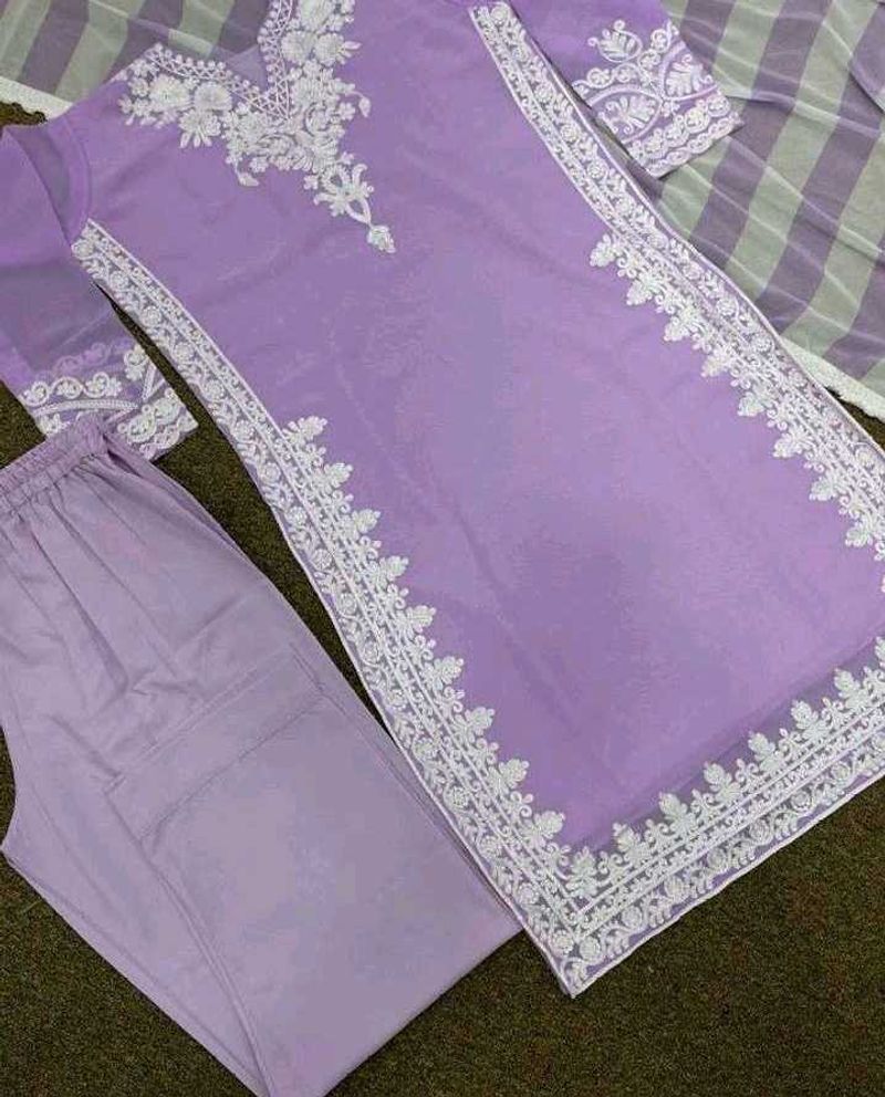 Brand New Lavender 3 Piece Suit Set