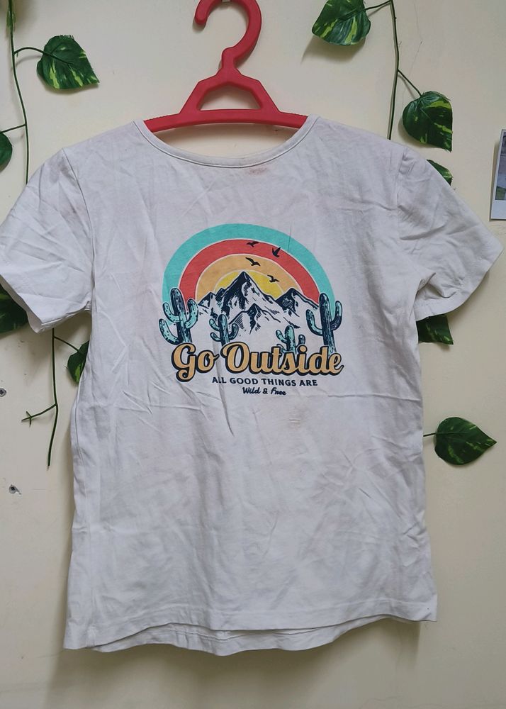 Stylish White Tshirt🤍