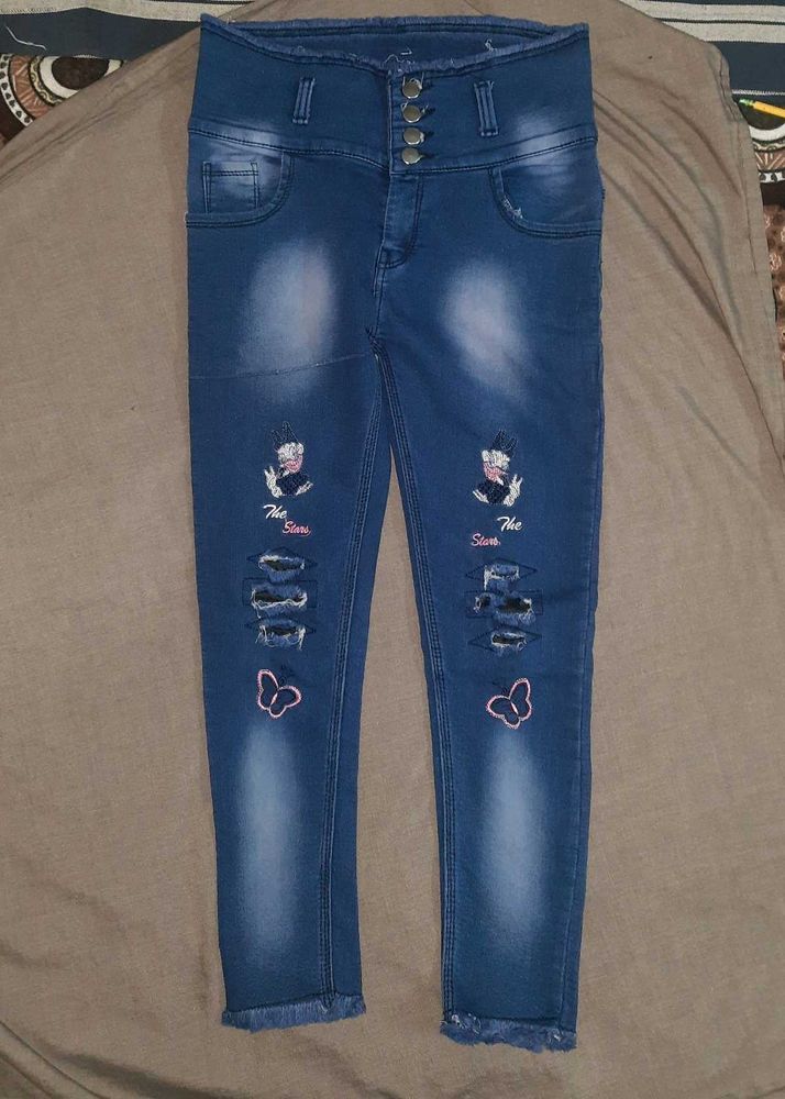 stylish denim jeans 👖