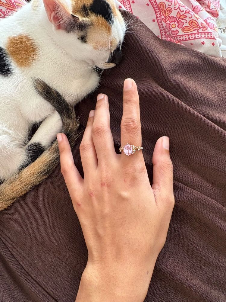 Pink Gemstone Ring