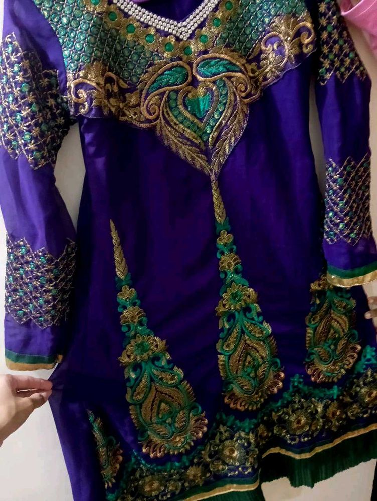 Elegant Embroidered Womens Premium Top Kurta