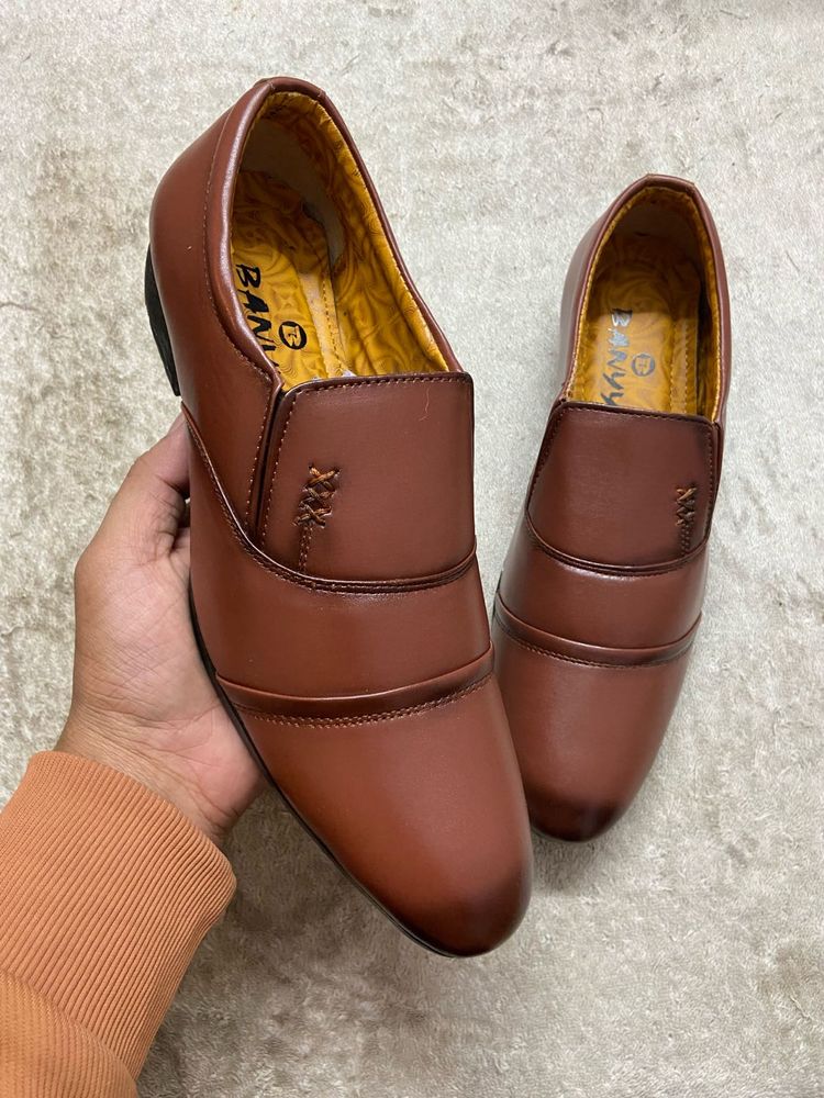 Brown Formal Shoes Size 6