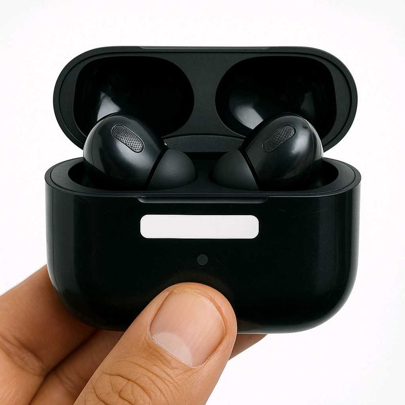 Black Wireless Earbuds