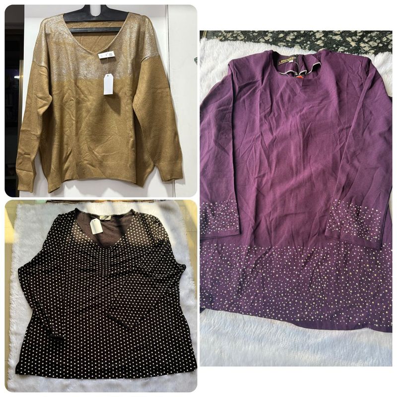 Stylish Women&#39;s Tops Bundle Set of 3