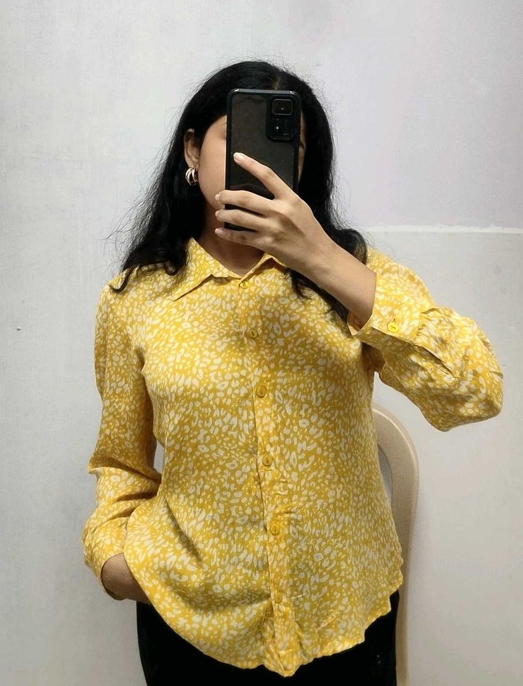 Yellow Button-Down shirt