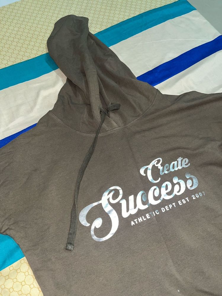 Create Success Brown Hoodie