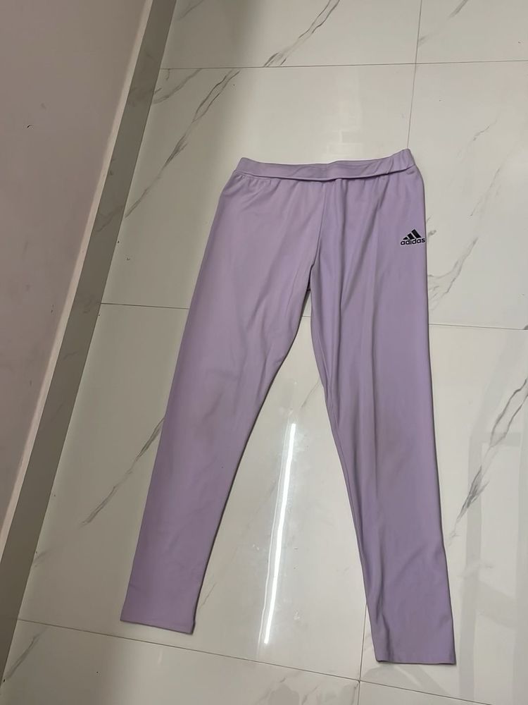 Adidas (first copy) Lavender Track Pants
